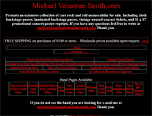 Tablet Screenshot of michaelvalentinesmith.com